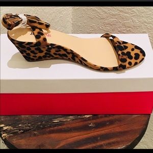 Leopard Sandals NEW IN BOX